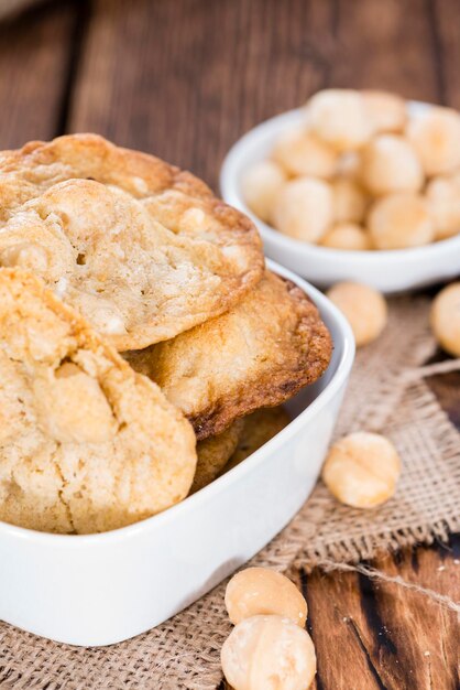 Galletas de macadamia