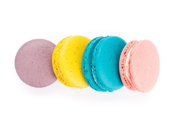 Galletas macaron de colores