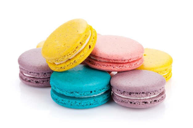 Galletas macaron de colores