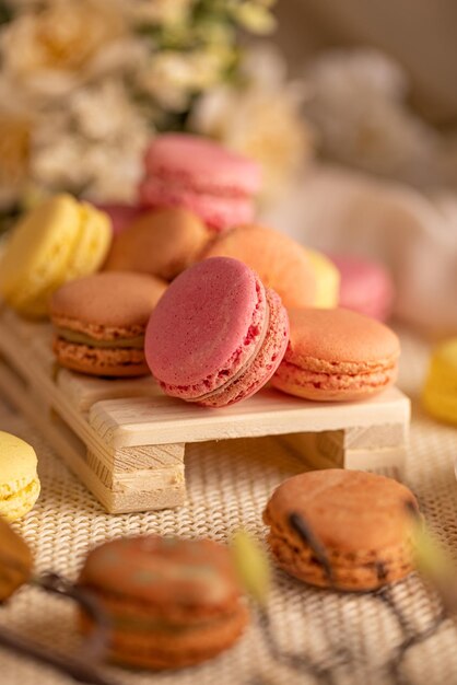 Galletas de macarrones franceses