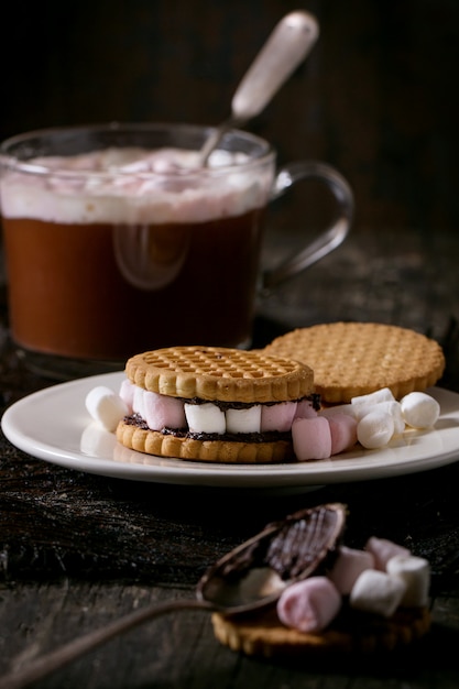 Foto galletas con malvaviscos