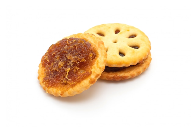 galletas con mermelada de piña