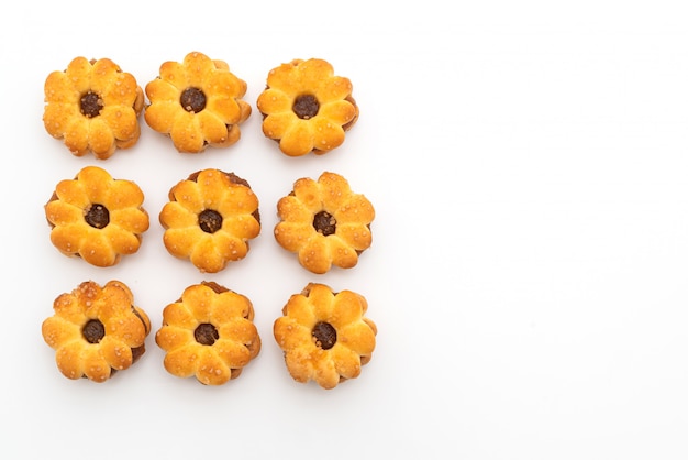 galletas con mermelada de piña