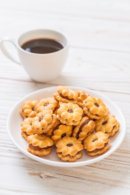 galletas con mermelada de piña