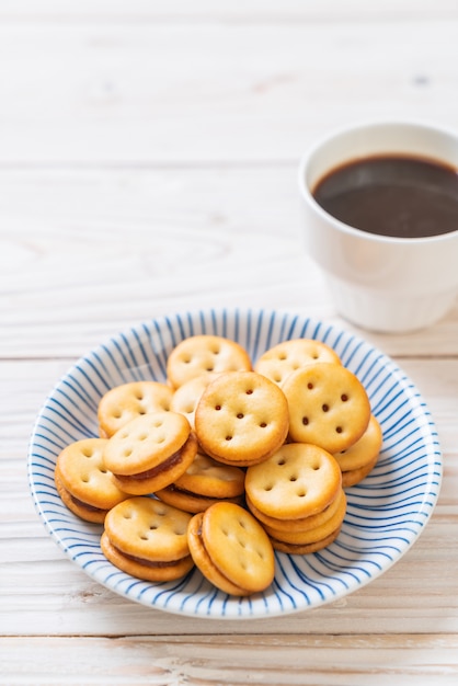 galletas con mermelada de piña