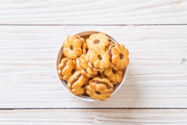 galletas con mermelada de piña