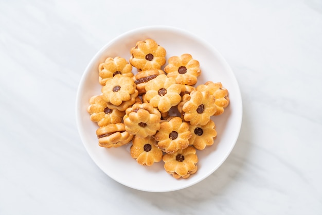 galletas con mermelada de piña