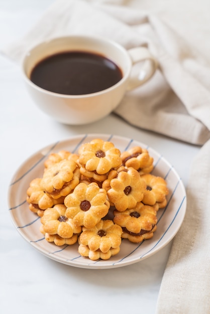 galletas con mermelada de piña