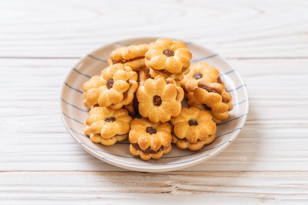 galletas con mermelada de piña