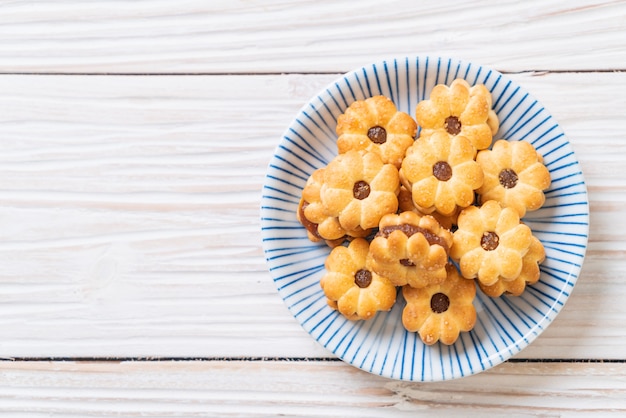 galletas con mermelada de piña