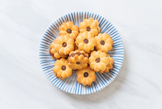 galletas con mermelada de piña