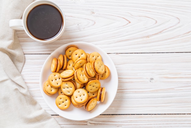 galletas con mermelada de piña