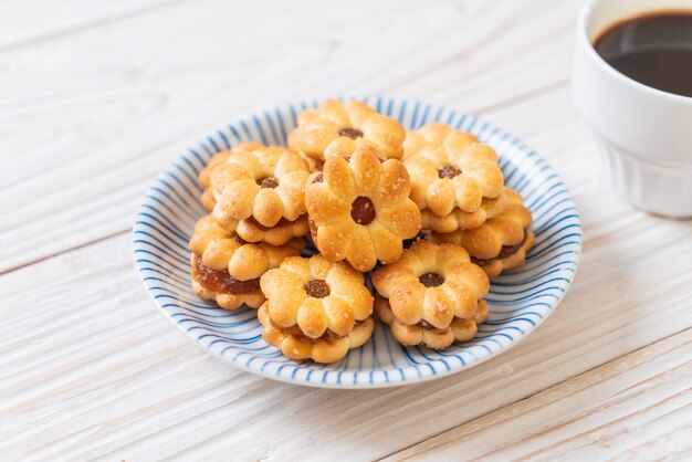 galletas con mermelada de piña