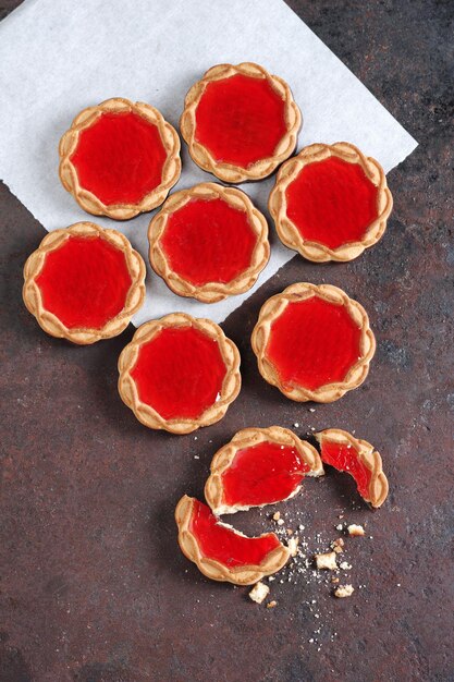 galletas con mermelada