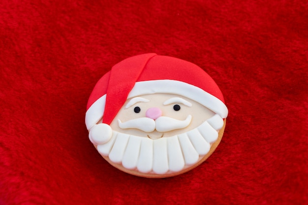 Galletas De Navidad Con Cara De Santa