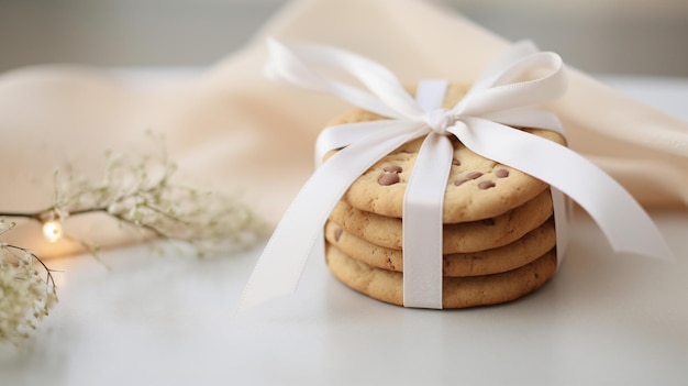 Galletas de Navidad con cinta