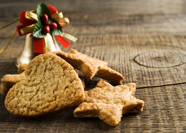 Galletas de Navidad en madera