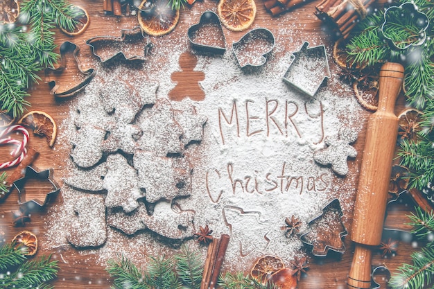 Las galletas de navidad son caseras.