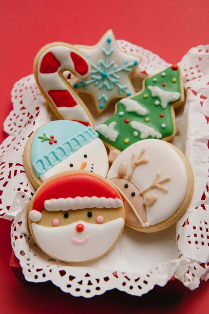 Foto las galletas de navidad