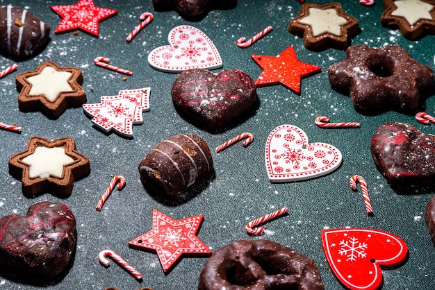 Galletas navideñas de pan de jengibre lebkuchen