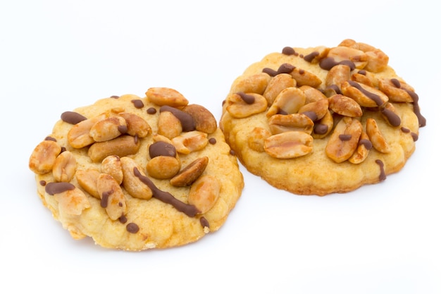 Galletas nueces aisladas