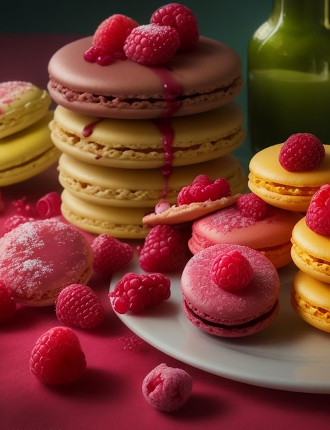 Foto galletas de nueces y palitos de canela