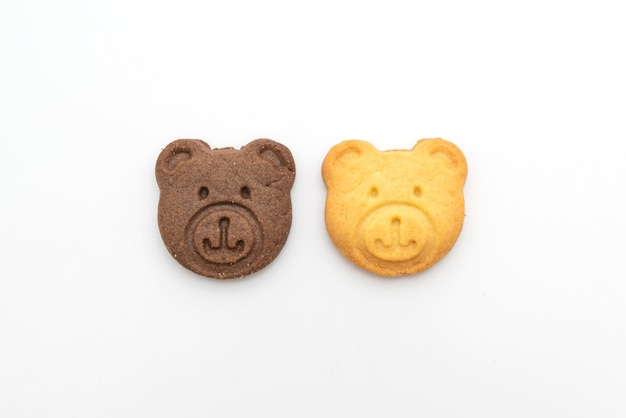 galletas de oso con sabor a chocolate y mantequilla