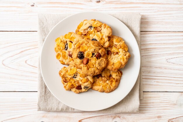 Galletas con pasas y almendras