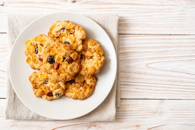 Galletas con pasas y almendras