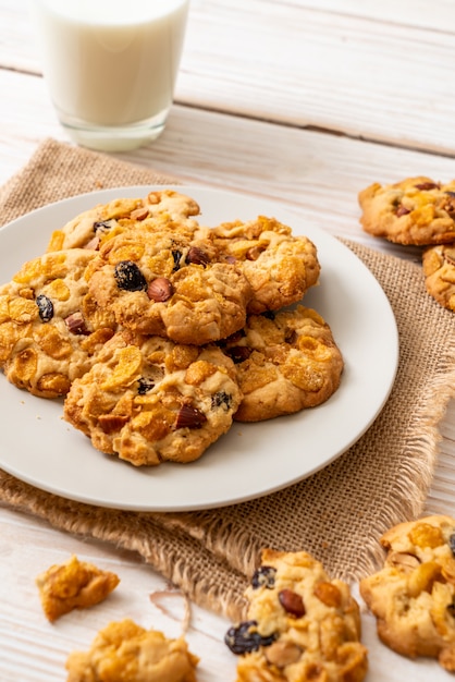 Galletas con pasas y almendras