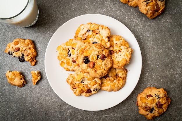 galletas con pasas y almendras