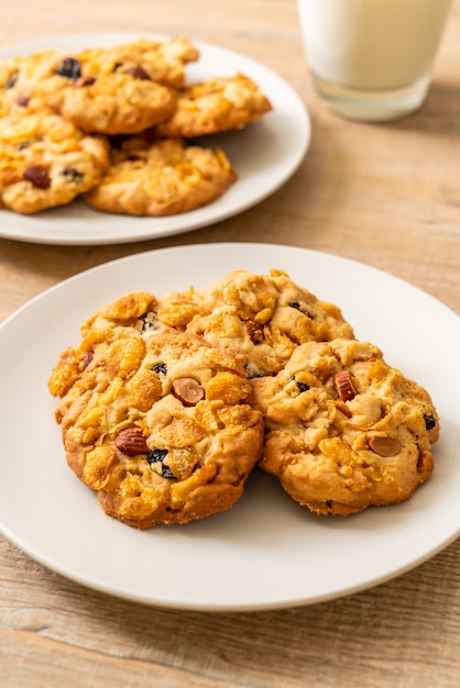 galletas con pasas y almendras