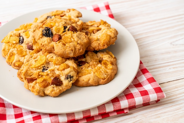 galletas con pasas y almendras