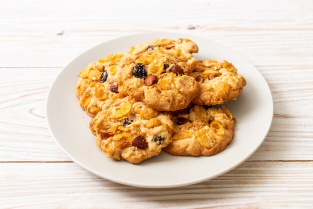 galletas con pasas y almendras