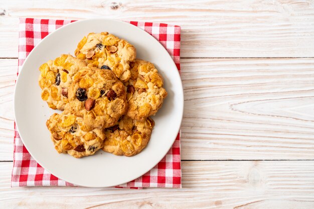 galletas con pasas y almendras