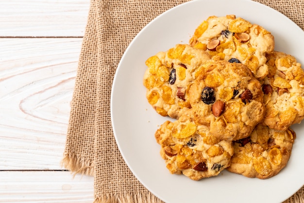 galletas con pasas y almendras