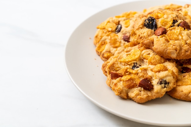 galletas con pasas y almendras