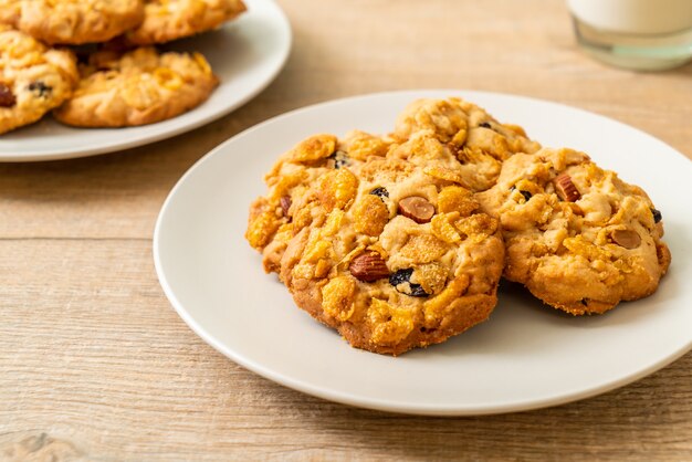 galletas con pasas y almendras