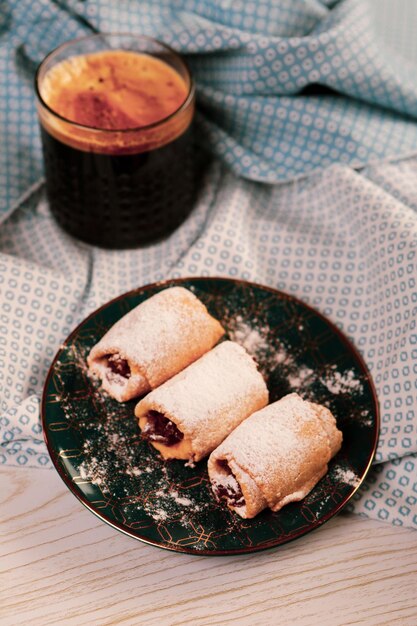 Foto galletas con pepitas de chocolate negro