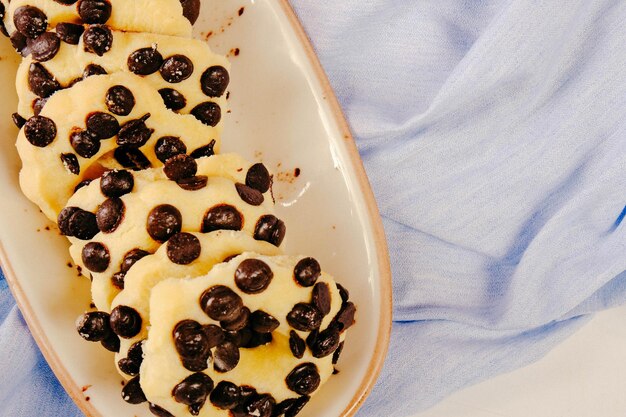 galletas con pepitas de chocolate negro