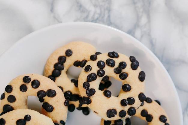 galletas con pepitas de chocolate negro