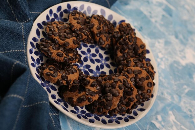 galletas con pepitas de chocolate negro