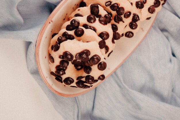 galletas con pepitas de chocolate negro