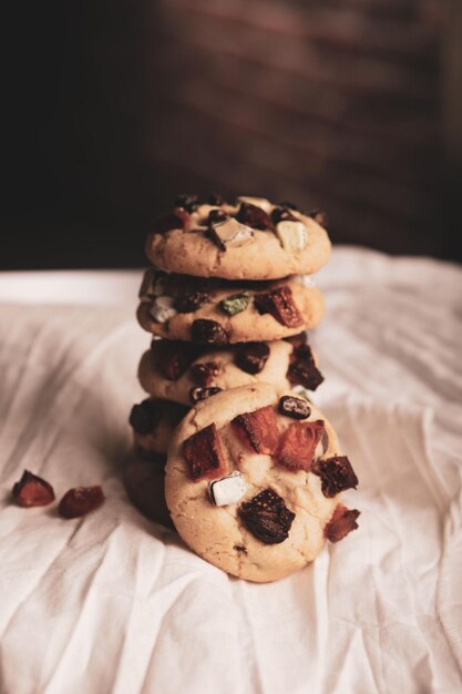 galletas con pepitas de chocolate negro