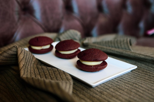 Foto galletas con pepitas de chocolate negro