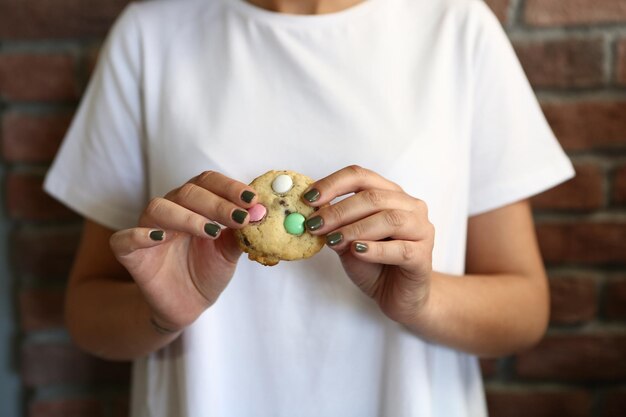 galletas con pepitas de chocolate negro