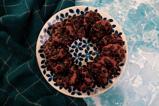galletas con pepitas de chocolate negro
