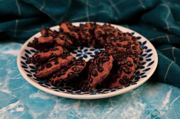 galletas con pepitas de chocolate negro