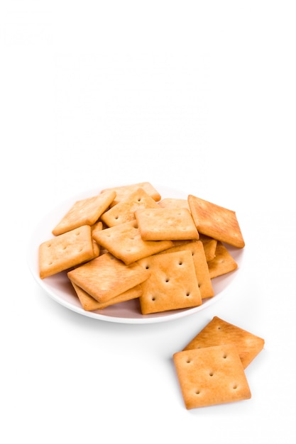 Galletas en el plato