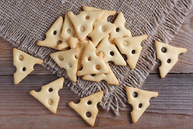 Galletas saladas secas